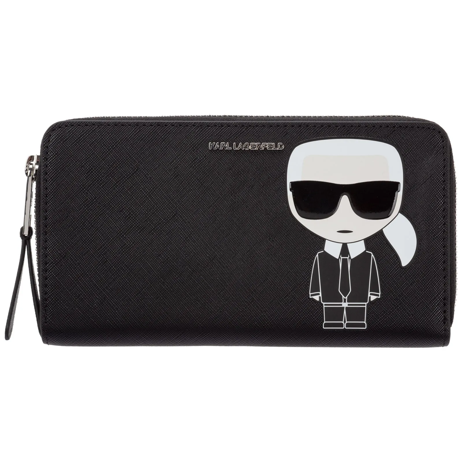 Karl Lagerfeld. K/Ikonik Print Zipped Wallet