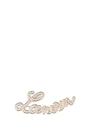 Lanvin Embellished Logo Single Earring