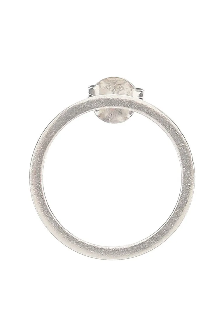 Maison Margiela Logo Embossed Single Earring