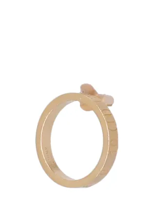 Maison Margiela Logo Embossed Single Earring