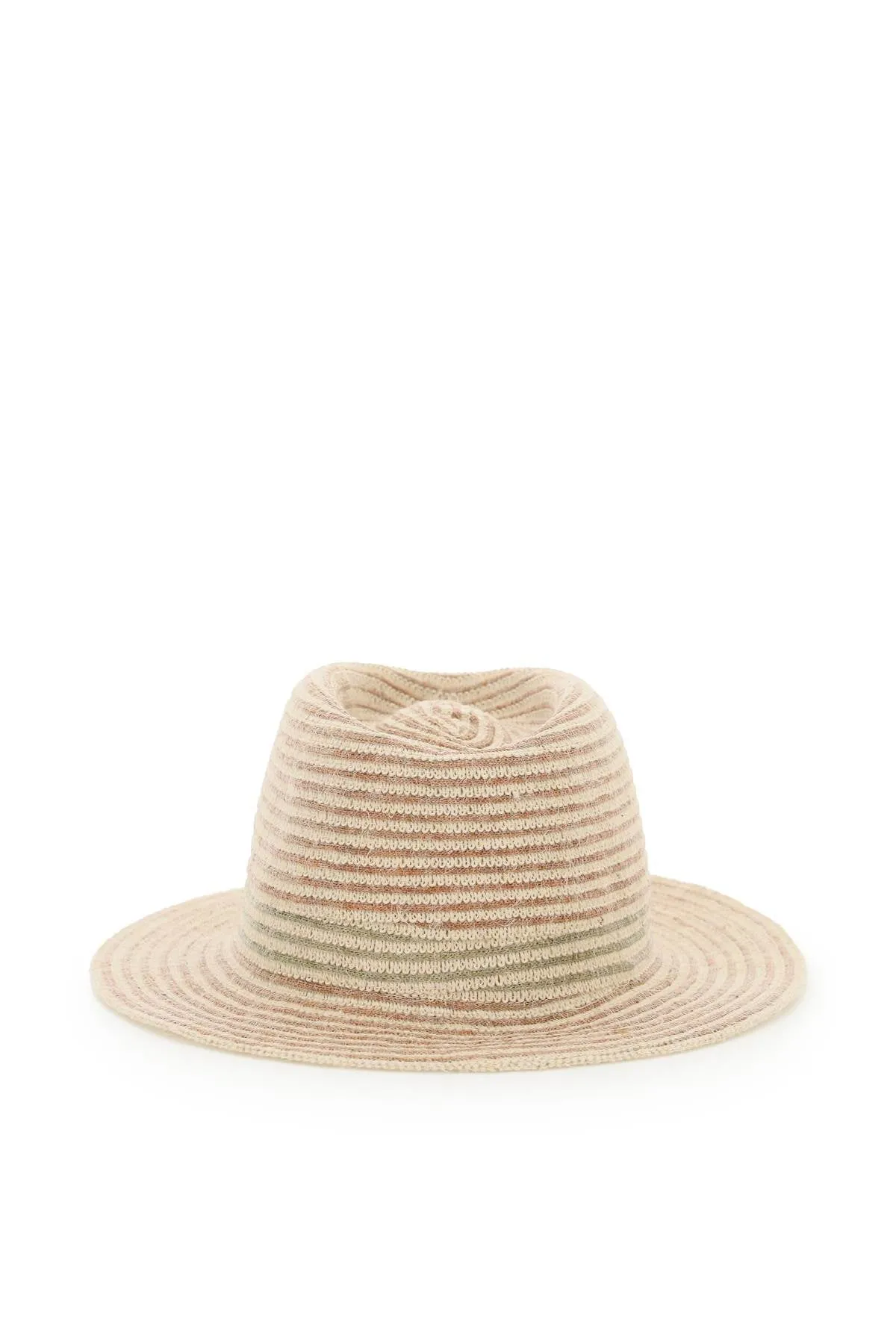 Maison Michel Andre Logo Plaque Two-Tone Hat