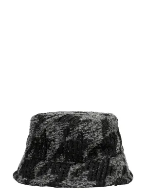 Maison Michel Axel Tweed Bucket Hat