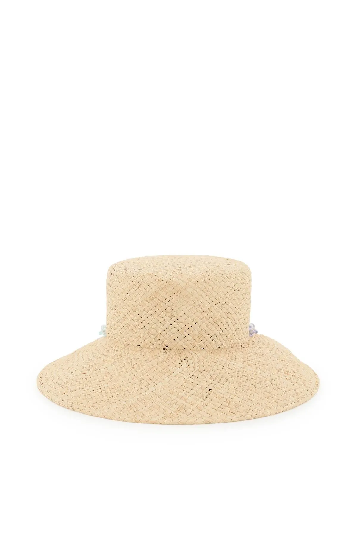 Maison Michel ew Kendall Logo Plaque Cloche Hat