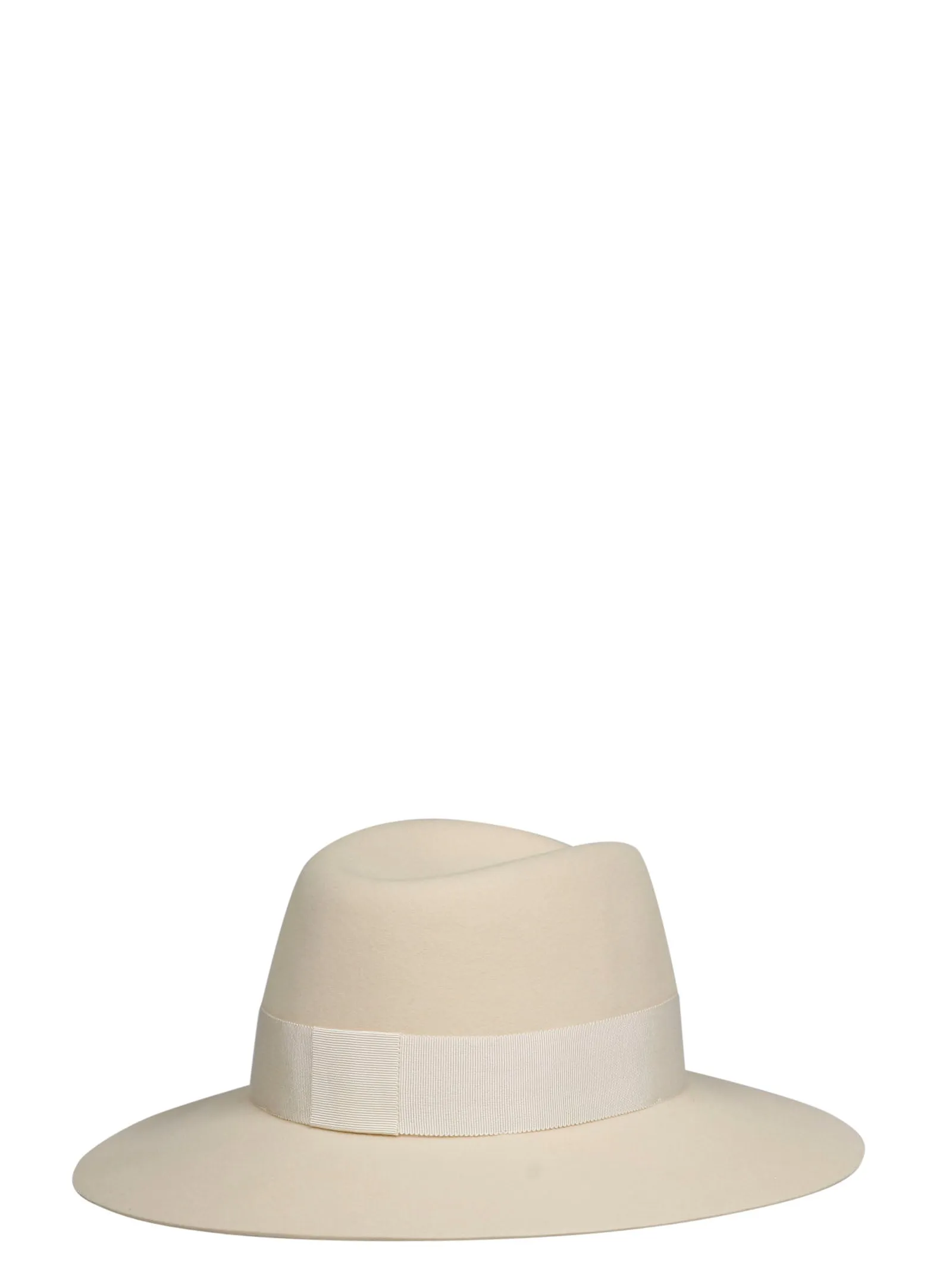 Maison Michel Logo Plaque Fedora Hat