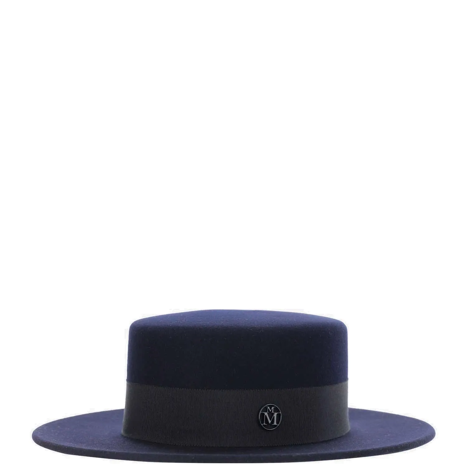 Maison Michel Logo Plaque Fedora Hat