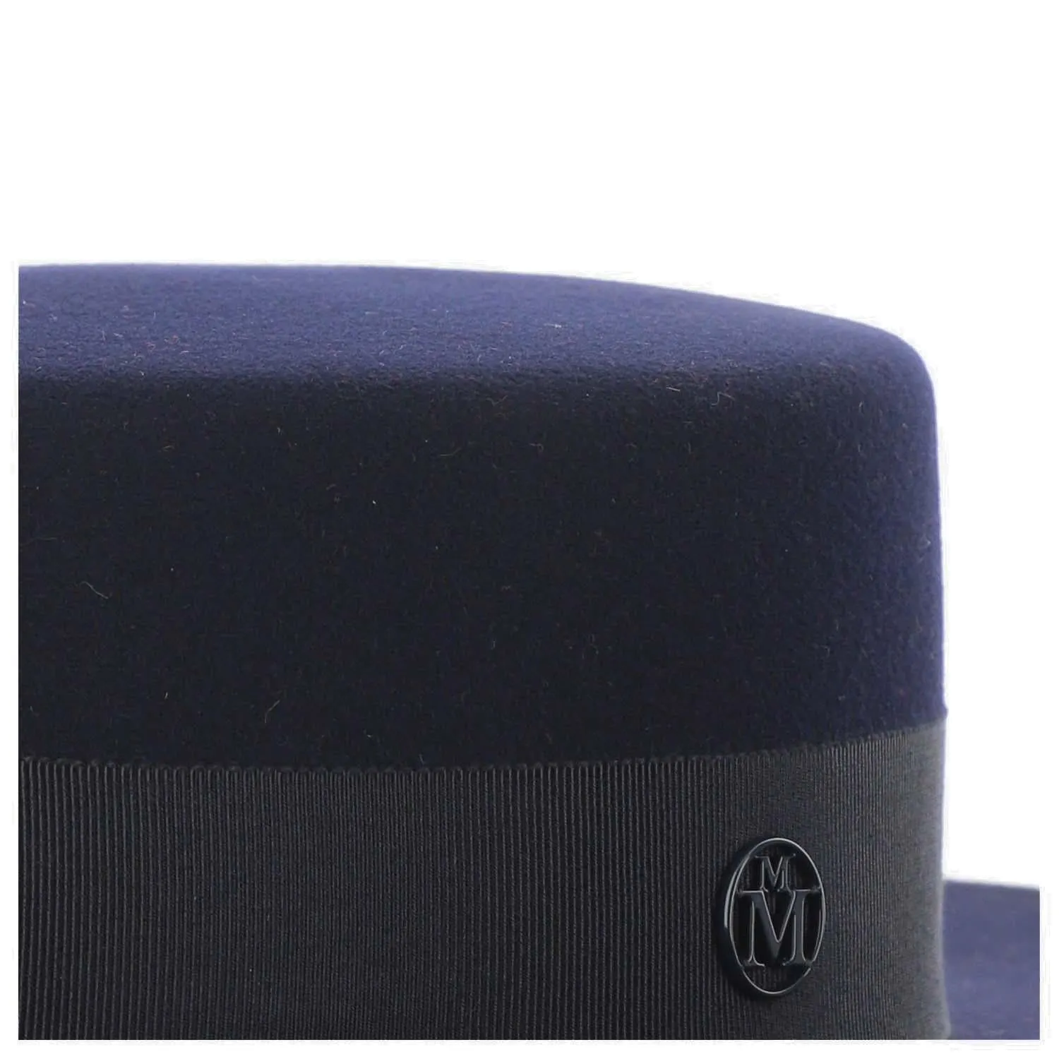 Maison Michel Logo Plaque Fedora Hat