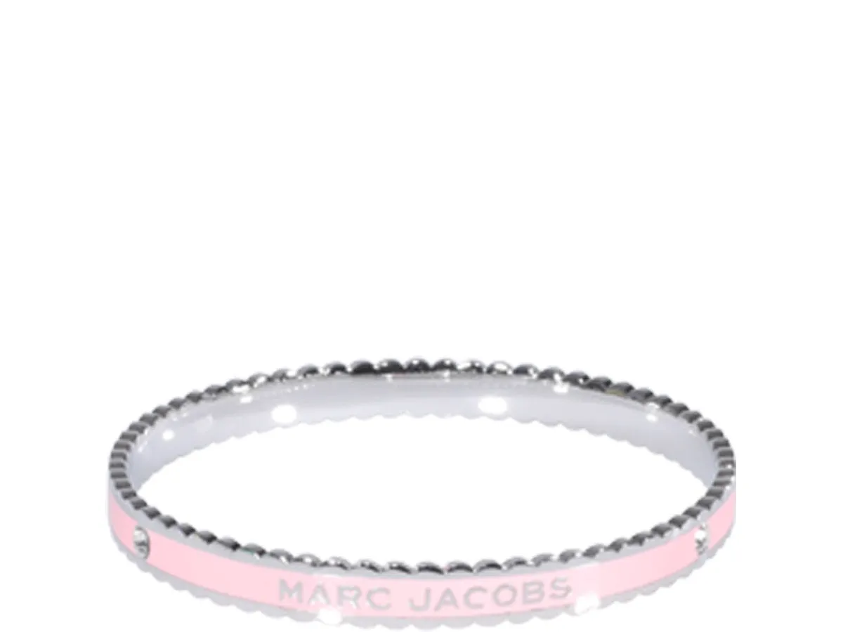 Marc Jacobs The Medallion Scalloped Logo Detailed Bracelet