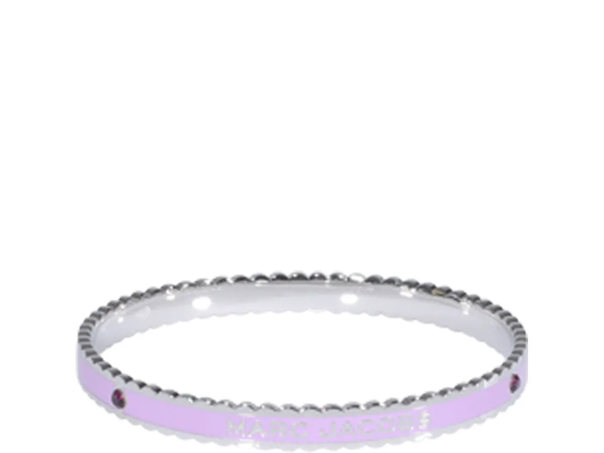 Marc Jacobs The Medallion Scalloped Logo Detailed Bracelet