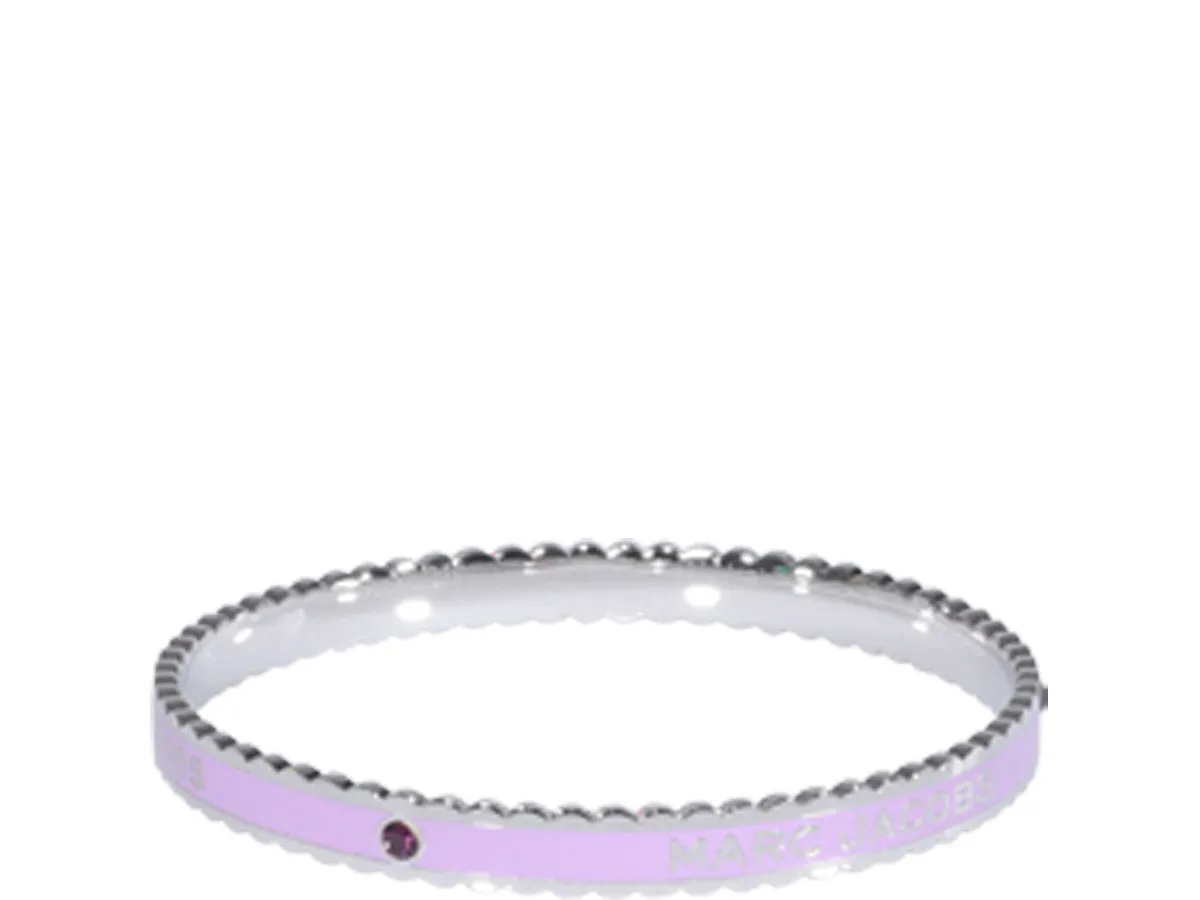 Marc Jacobs The Medallion Scalloped Logo Detailed Bracelet