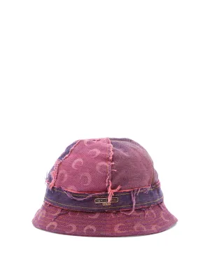 Marine Serre Distressed Raw-Edge Detailed Bucket Hat