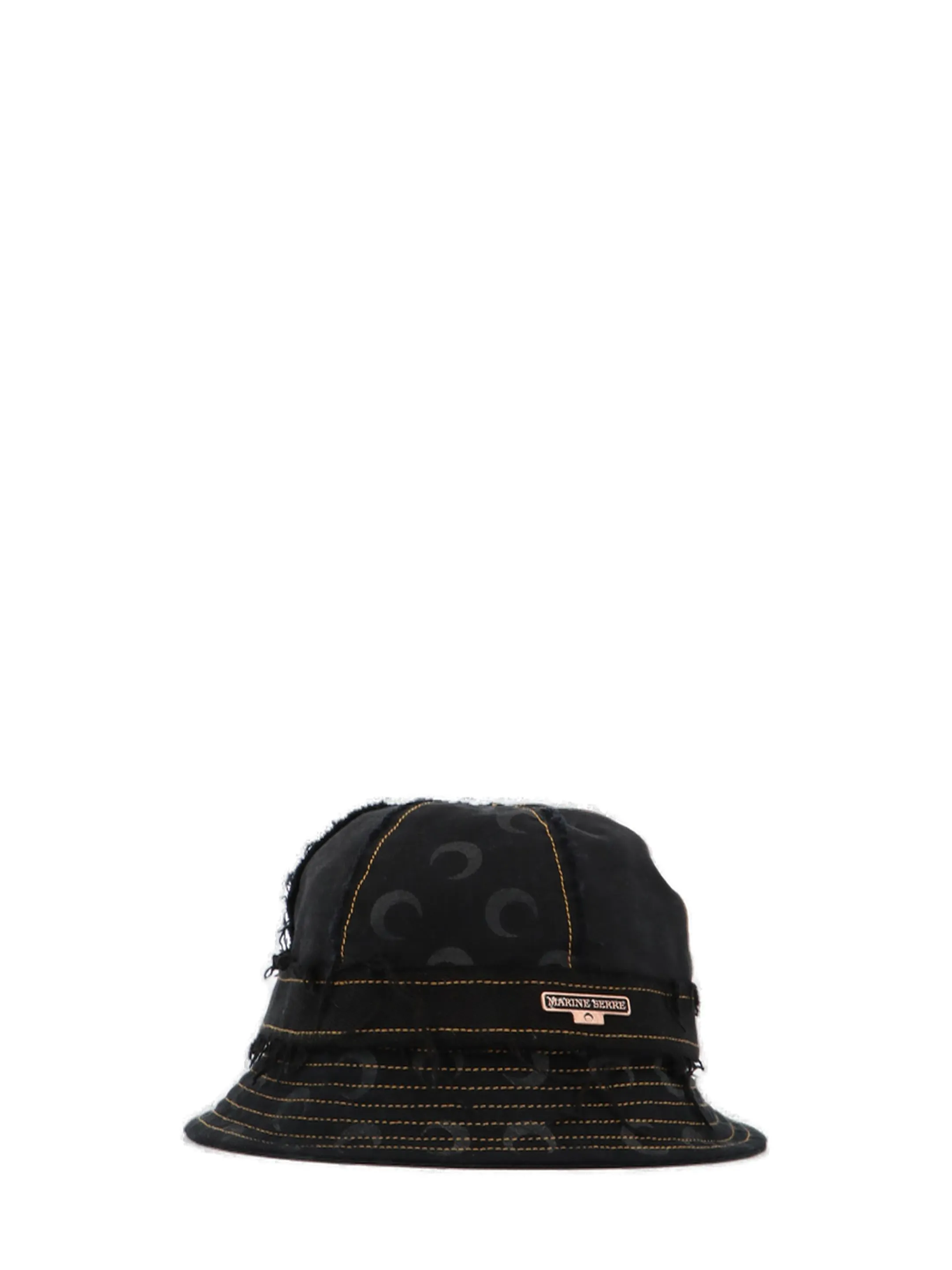 Marine Serre Moon Denim Panelled Bell Hat