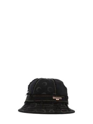 Marine Serre Moon Denim Panelled Bell Hat
