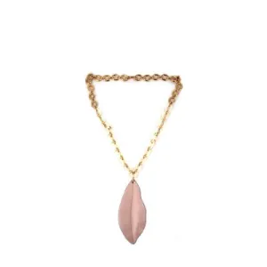 Marni Leaf Pendant Chain Necklace