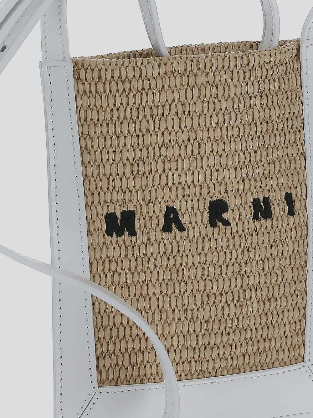 Marni Logo Embroidered Top Handle Phone Case