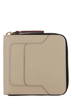 Marni Logo Print Compact Wallet