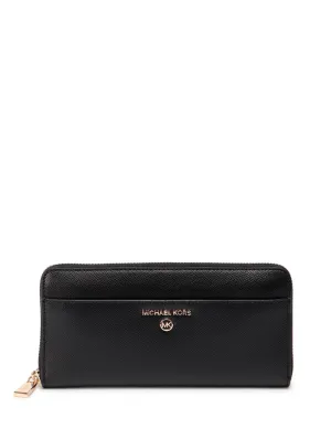 Michael Michael Kors Logo Plaque Zip-Up Long Wallet