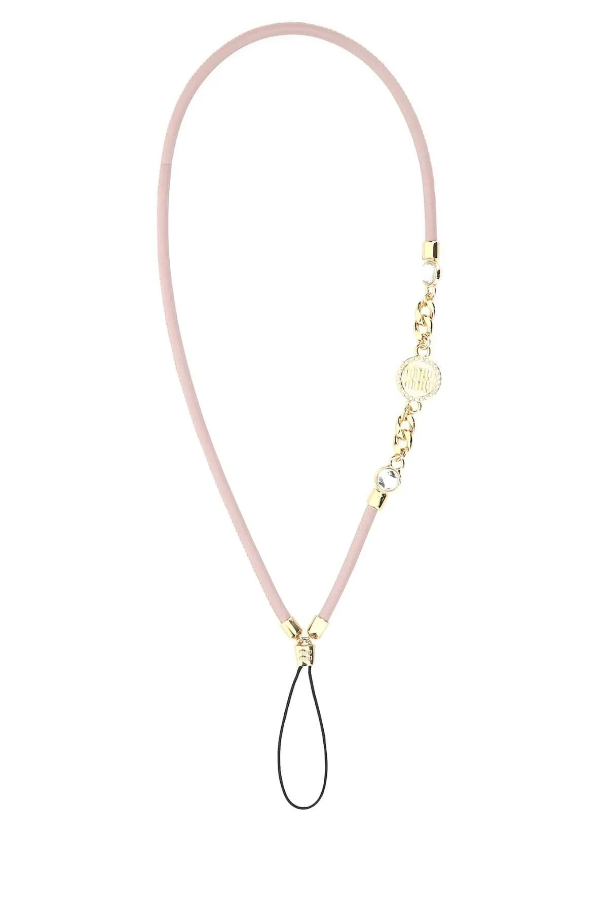Miu Miu Logo Embossed Phone Neck Strap