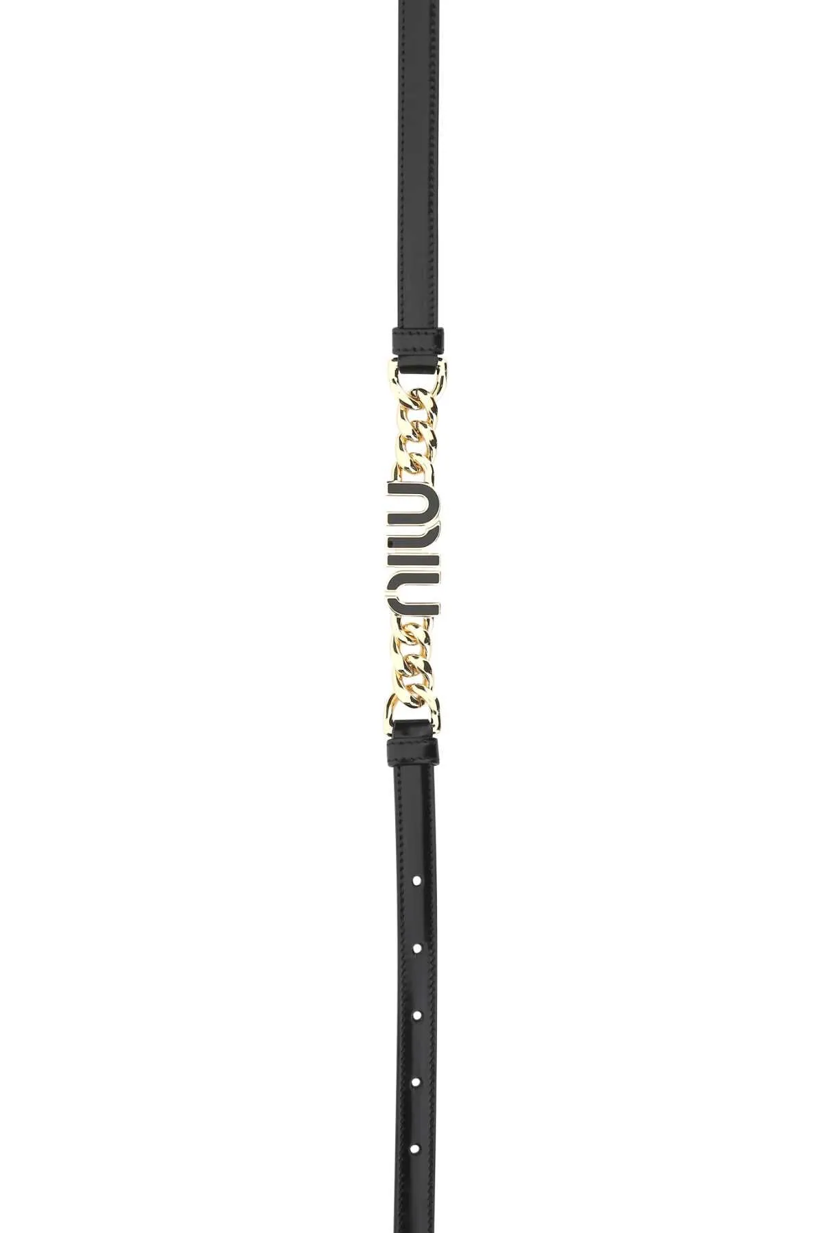 Miu Miu Logo Plaque Belt