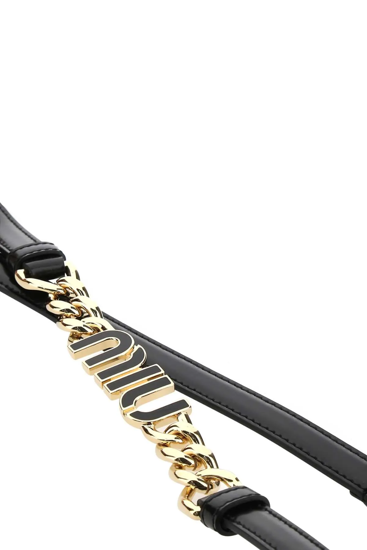 Miu Miu Logo Plaque Belt