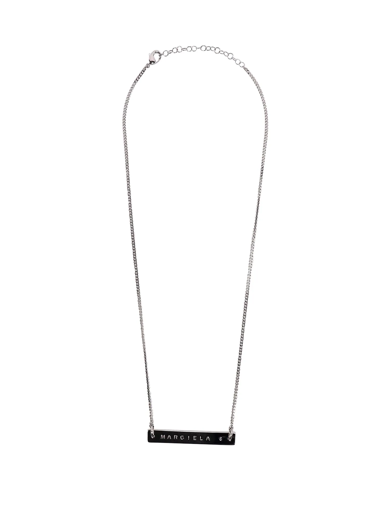 MM6 Maison Margiela Logo Engraved Necklace