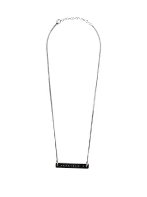 MM6 Maison Margiela Logo Engraved Necklace