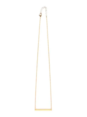 MM6 Maison Margiela Logo Plaque Chained Necklace