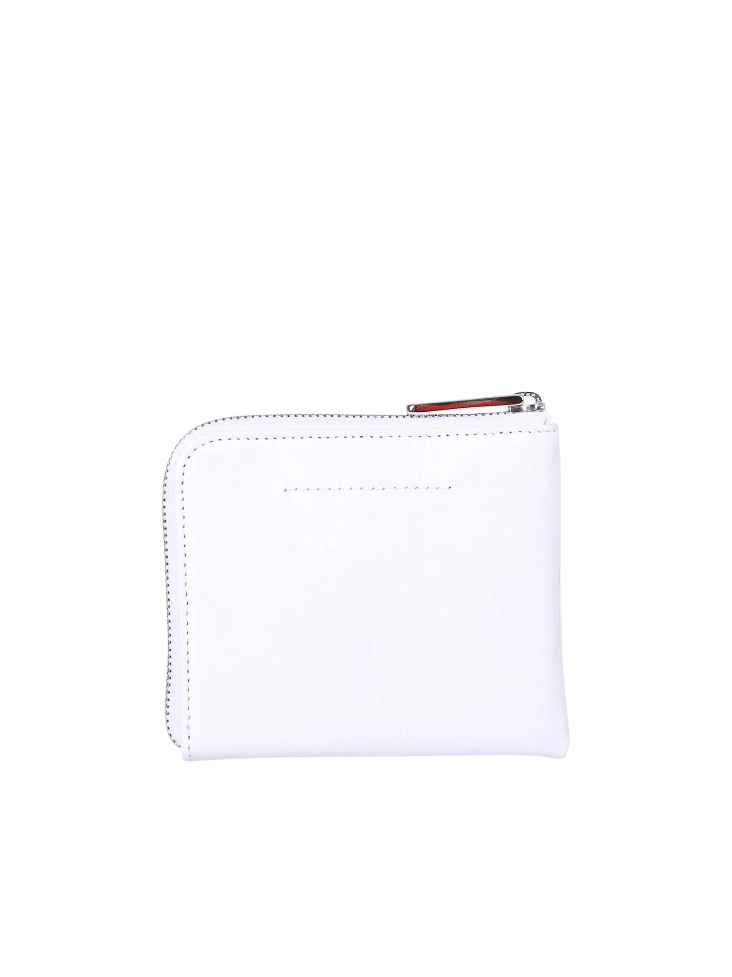 MM6 Maison Margiela Logo Zipped Wallet