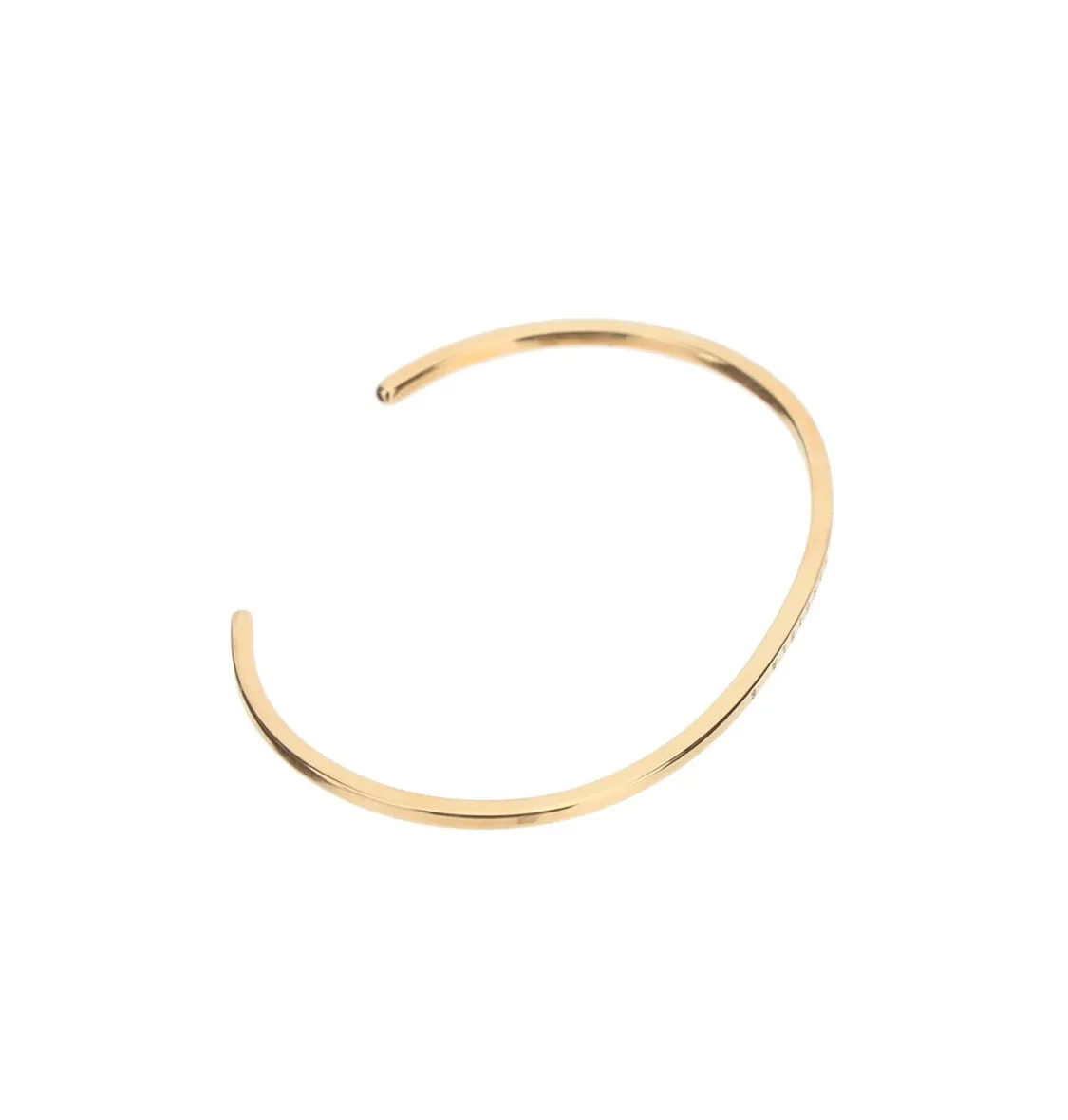 MM6 Maison Margiela Slip-On Logo Engraved Bracelet