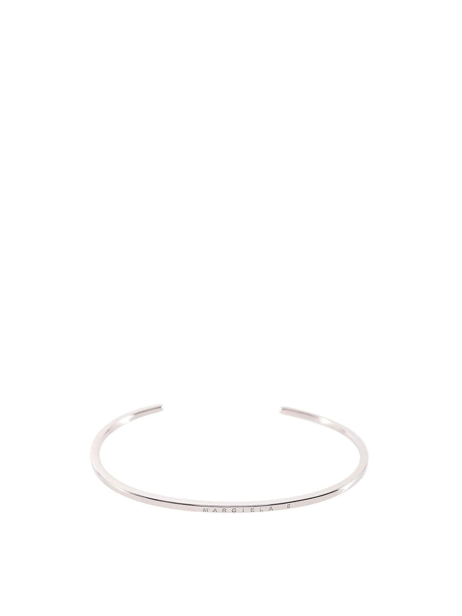 MM6 Maison Margiela Slip-On Logo Engraved Bracelet