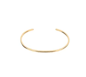 MM6 Maison Margiela Slip-On Logo Engraved Bracelet