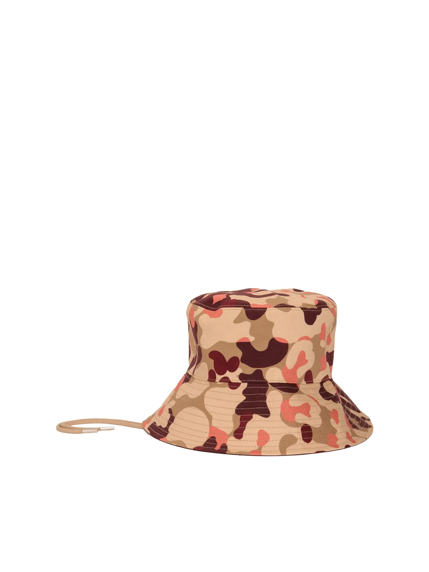 Moncler Allover Printed Logo Patch Bucker Hat
