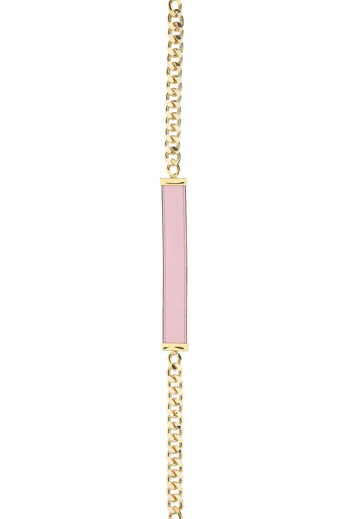 Moschino Lettering Logo Chain Detailed Belt
