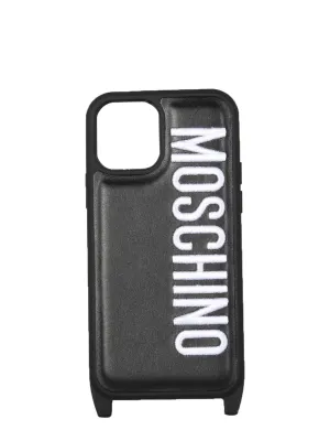 Moschino Logo Embroidered Iphone 12/12 Pro Case