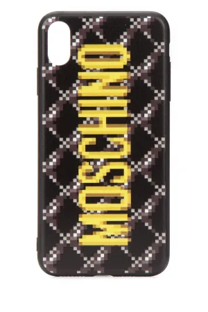 Moschino Logo Print iPhone XS Max Case