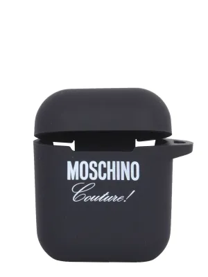 Moschino Logo Printed AirPods Case