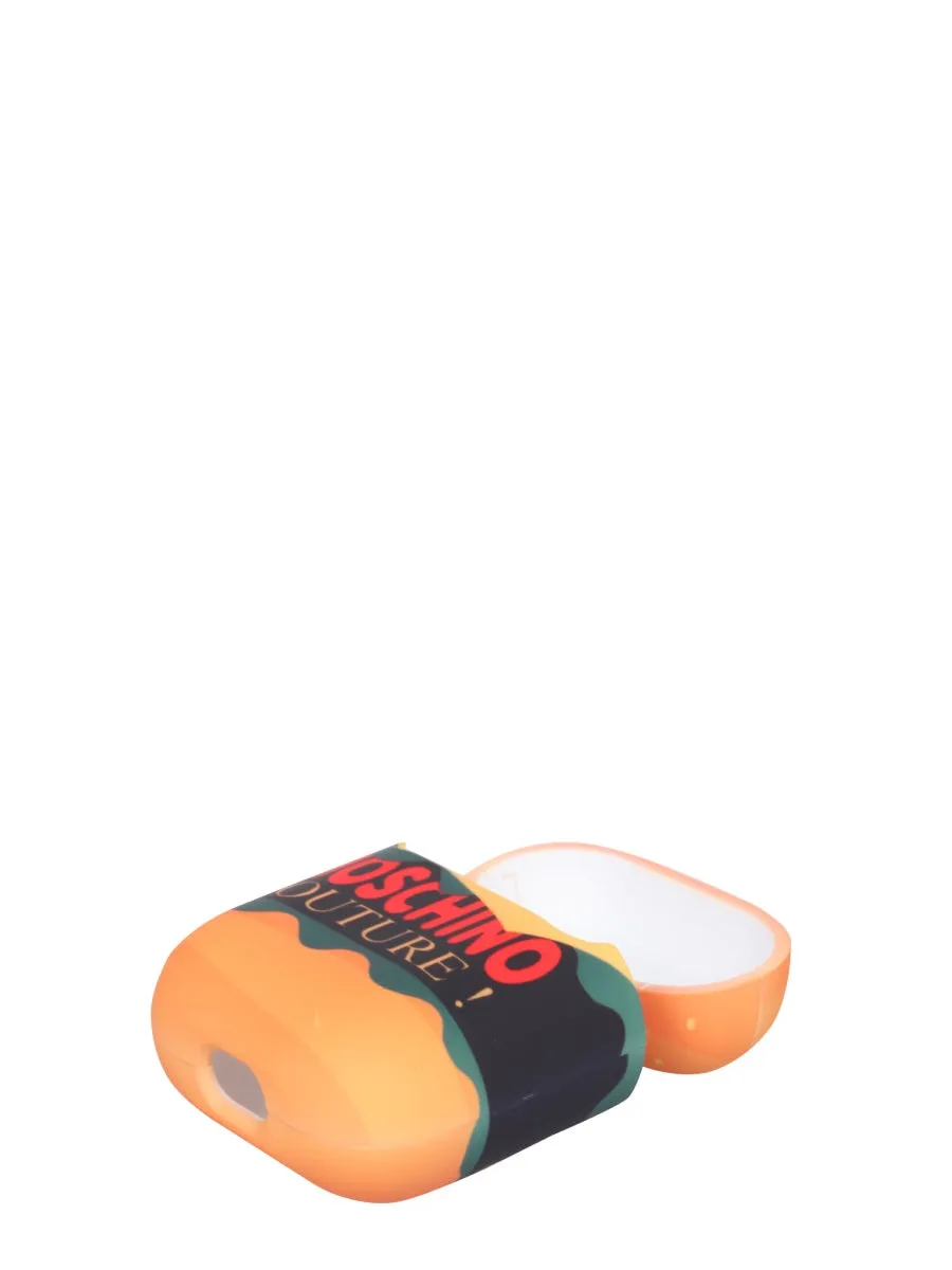 Moschino Logo Printed AirPods Case