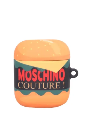 Moschino Logo Printed AirPods Case
