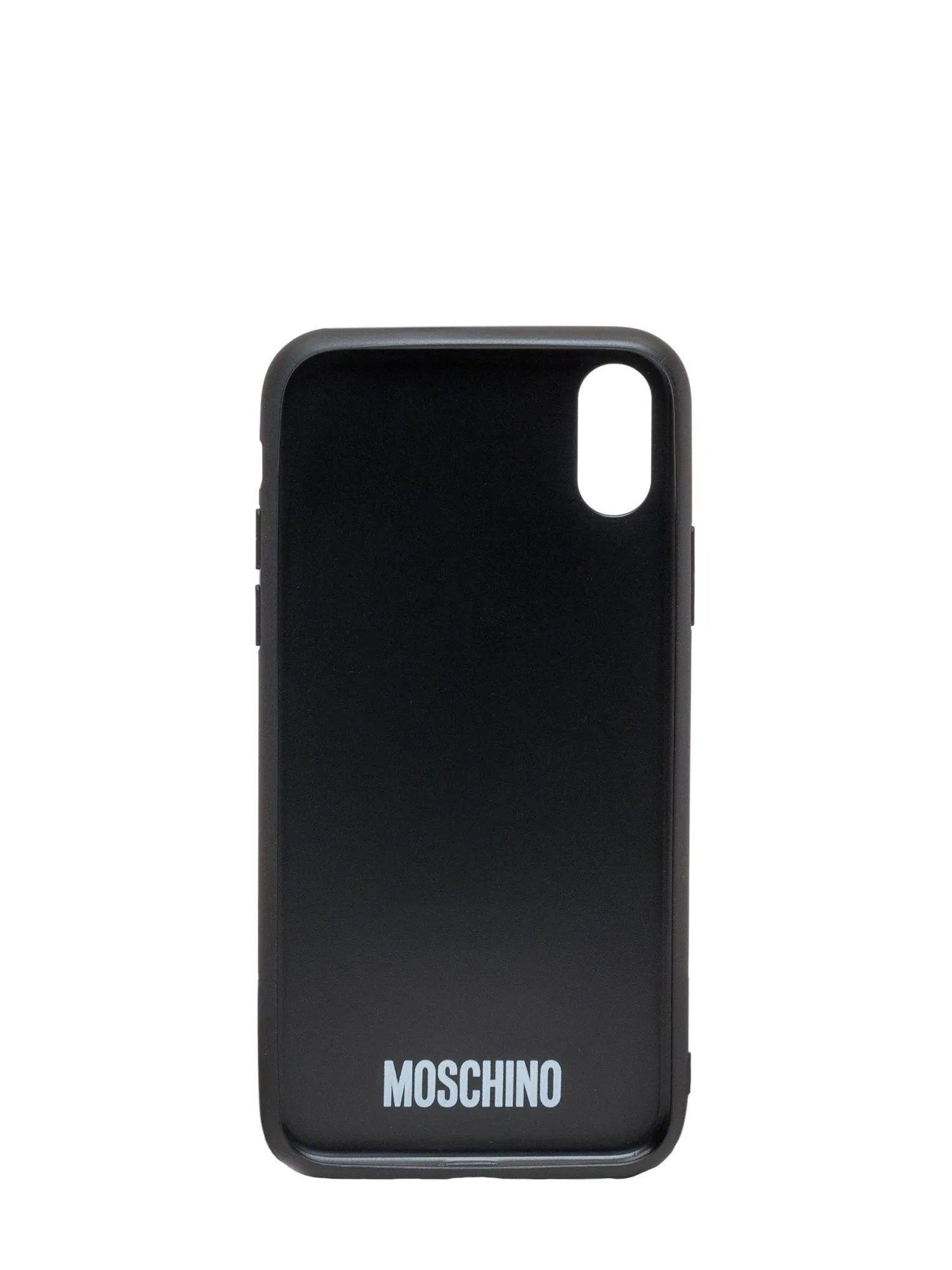 Moschino Pixel Logo Print iPhone XS Case