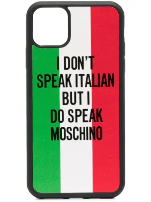 Moschino Printed iPhone 11 Pro Max Case