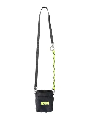 MSGM Logo Print Air Pods Holder