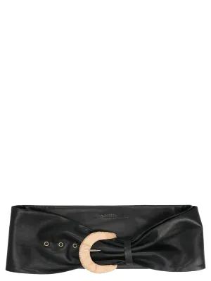 Nanushka Dae Rustic Buckle Belt