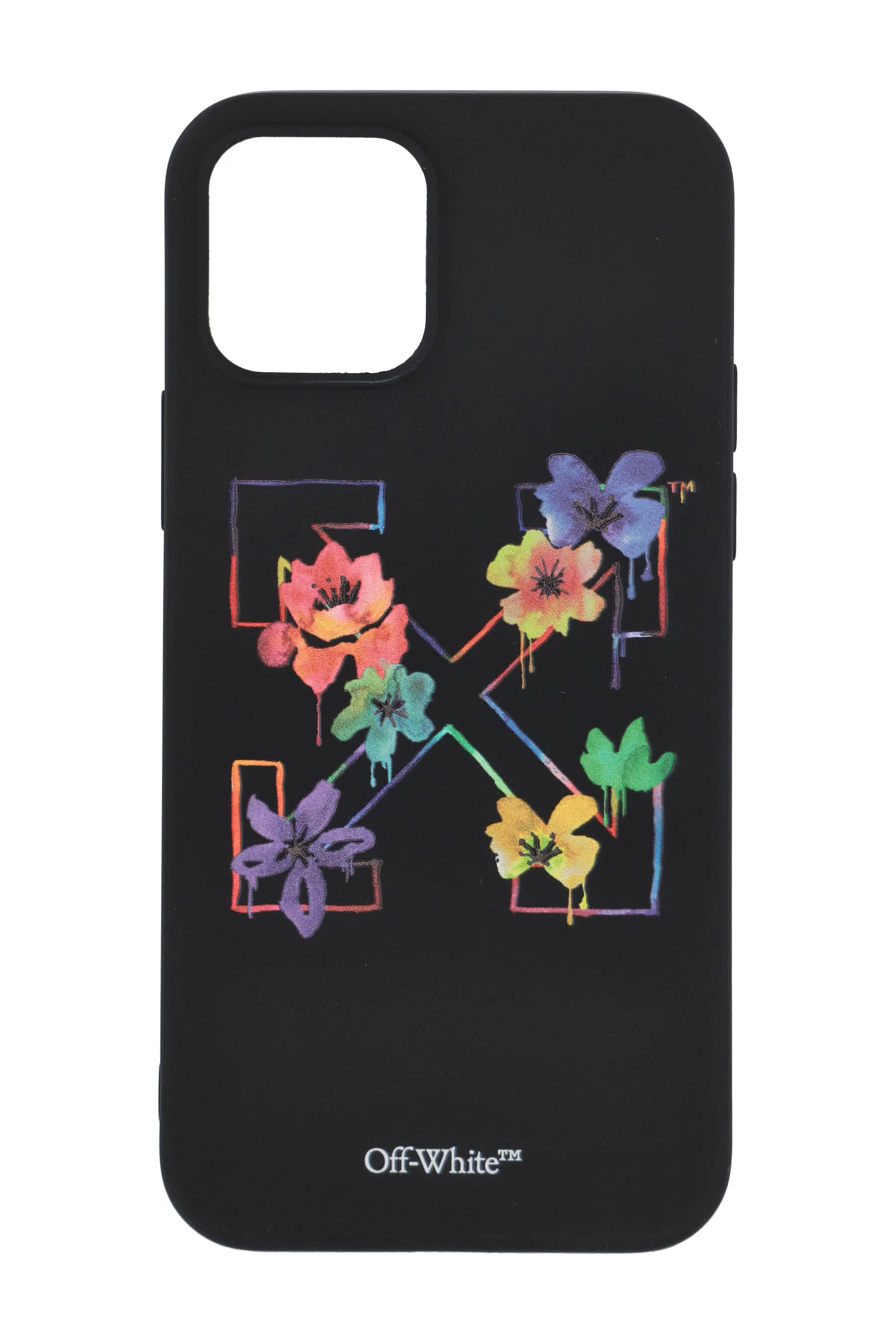 Off-White Floral Printed iPhone 12 Case