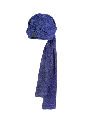 Osree Metallic Effect Twist Detailed Turban Hat