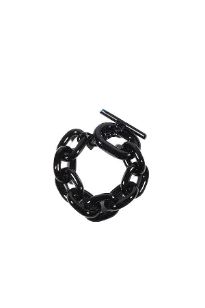 Paco Rabanne Chunky Logo Engraved Bracelet