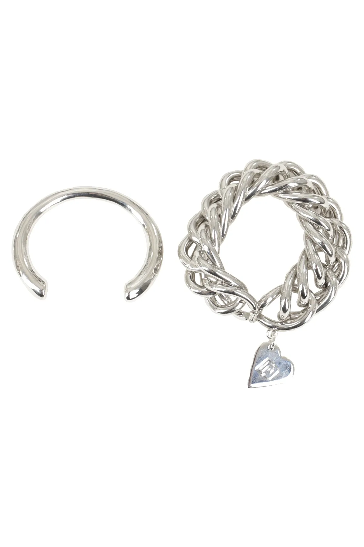 Paco Rabanne Logo-Engraved Chunky Chain Bracelet
