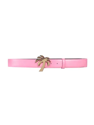 Palm Angels Logo Plaque Buckle Belt