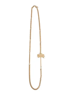 Palm Angels Palm Pendant Chainlink Necklace