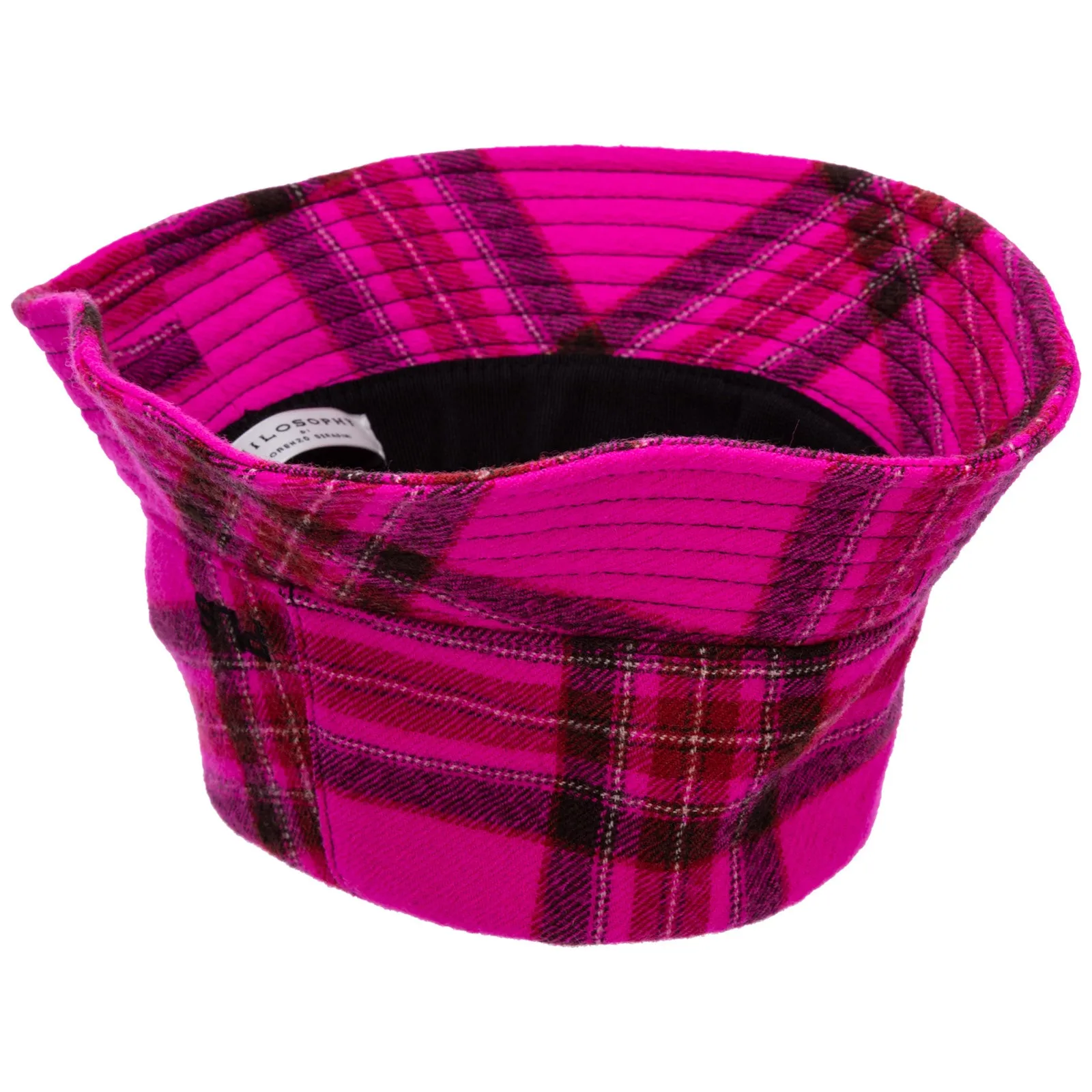 Philosophy Di Lorenzo Serafini Checked Bucket Hat