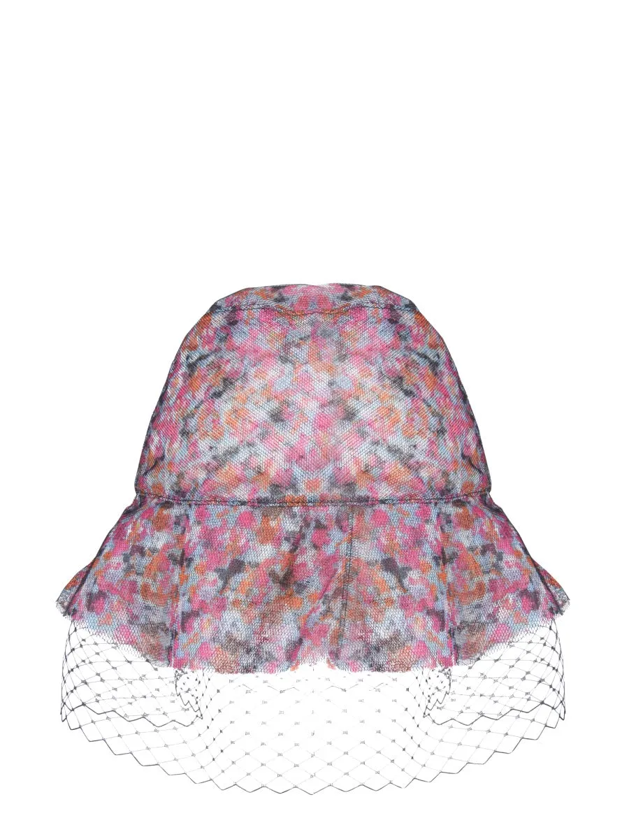 Philosophy Di Lorenzo Serafini Mesh Detailed Bucket Hat