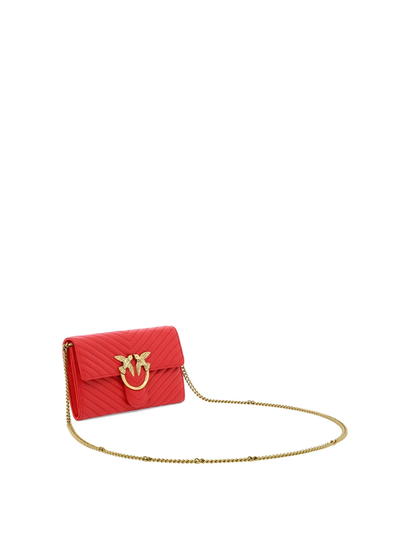 Pinko Love Classic Quilted Chain Wallet